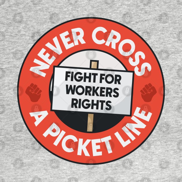 Never Cross A Picket Line - Fight For Workers Rights by Football from the Left